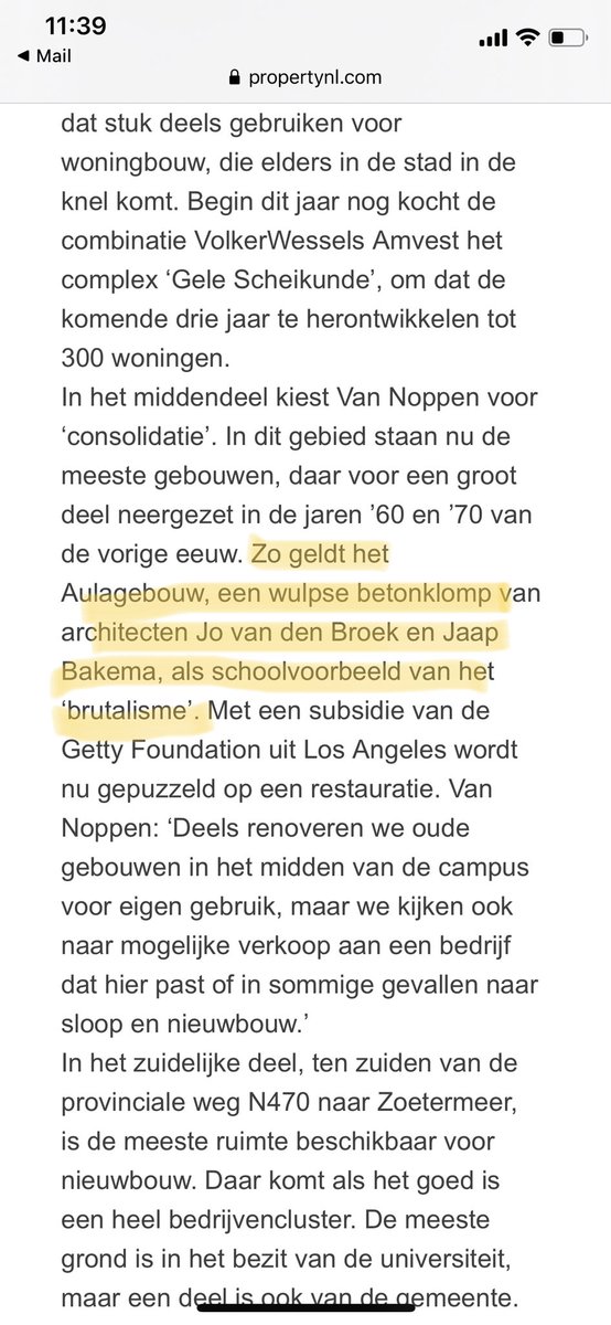 “Wulpse betonklomp.” Mooi gevonden <a href="/PropertyNL/">PropertyNL</a> 👌 #aula #tudelft propertynl.com/Nieuws/Co-crea…