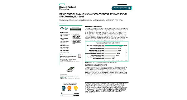 FlorianJay_'s tweet photo. 'HPE ProLiant XL225n Gen10 Plus Achieves 10 Records on SPECpower_ssj 2008' https://t.co/nTqB3qmgqF https://t.co/bcG8OHTshw