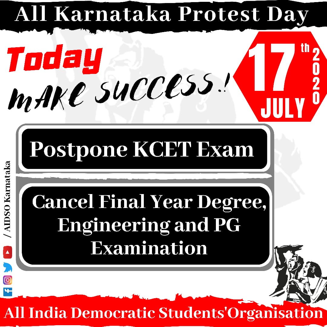 Vrajgowdru1's tweet photo. Cancel exams and save student's life during this COVID-19 .
#postponekcet2020
#cancelfinalyearexams
#NoExamUGC https://t.co/nq86dJgJ69