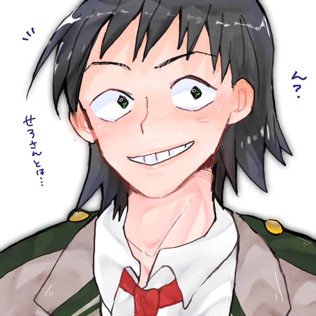 できるだけアニメぽいせろくんらしさを残す練習
瀬呂範太とは、、、?差分
←ドングリまなこのみんなのクラスメイト瀬呂くん 
               瀬呂ファンからみた瀬呂くん→ 
