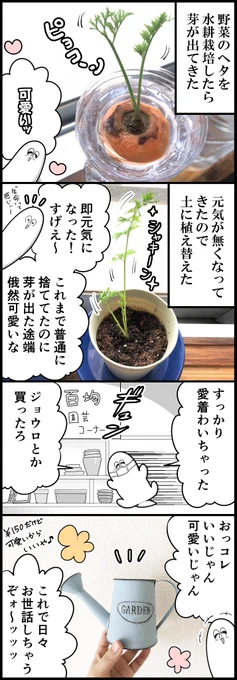 可愛いジョウロを買ったなら(計2枚です) 