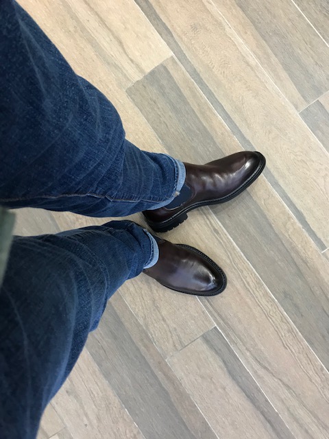 Loving my new boots, not sure a full day in the salon was the best idea for their first outing. #fail #wishmeluck #TedBaker