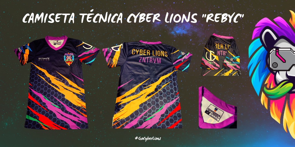 ‼️OS PRESENTAMOS A: REBYC 
NUESTRA CYBERCAMISETA TÉCNICA OFICIAL

Con el patrocinio de <a href="/GamingMadrid/">Arena Gaming Madrid</a> y <a href="/ultigamingpro/">Ultimate Gaming Program</a> 

Diseñada para campeones
Cyberforjada para dominar 

Hazte con la tuya próximamente en ultimategaming.pro/tienda/