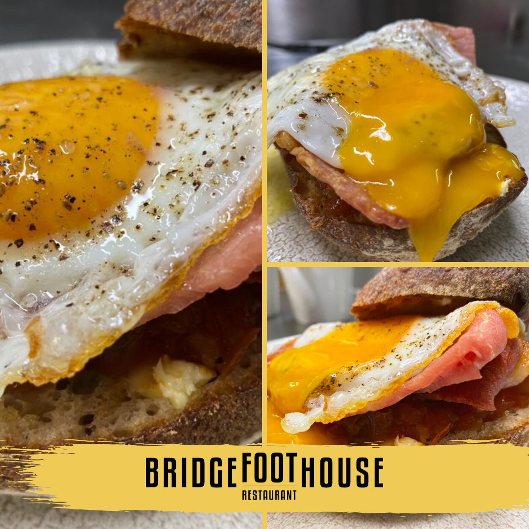 Bridgefoothouse's tweet photo. Have an egg-citing Friday with our Bacon and Egg Sourdough Roll to eat in or take out... 🥓 🍳 Go on...it's the weekend.🙌

#bridgefoothouse #fridaytreat #freshlymadebread #dinein #takeout https://t.co/8j6D6SK9ad