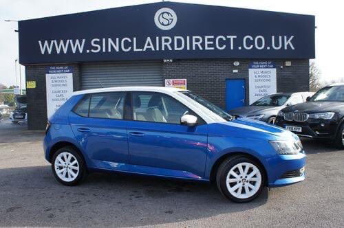 Sinclair_Direct's tweet image. Next up....this proven supermini contender...the Skoda Fabian 1.2 Colour Edition TSI in stunning Blue. Now with a £500 reduction in price to £8,695.

Search / Finance / Collect at sinclairdirect.co.uk/used-car-searc…