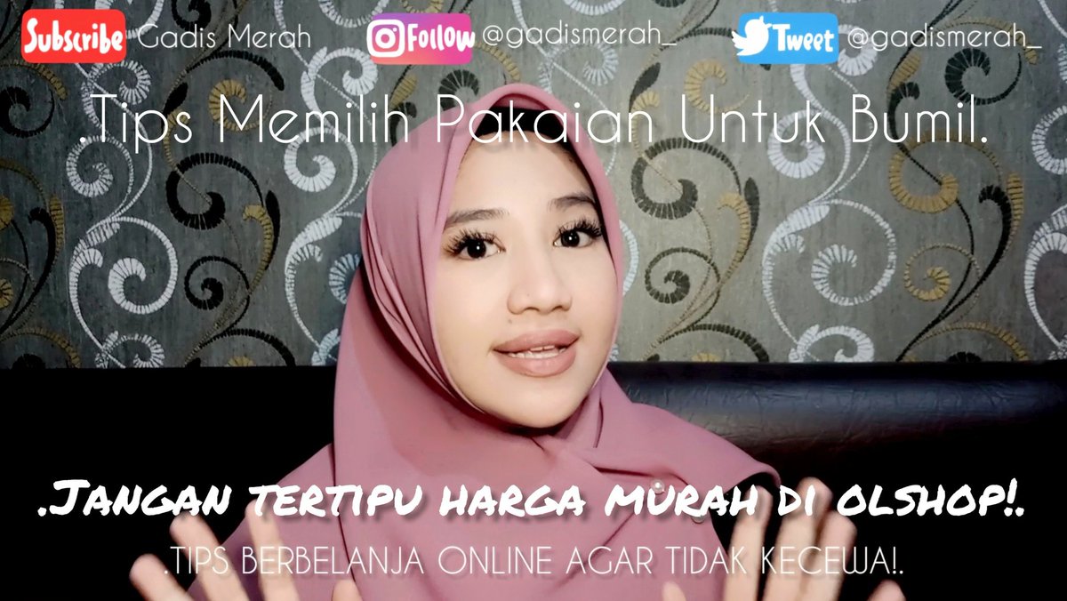gadismerah_'s tweet photo. .TIPS BELANJA ONLINE AGAR TIDAK KECEWA! Tonton dan subscribe Youtube Channel GADIS MERAH yaaa... Langsung klik https://t.co/awkDbzyLiN sekarang jugaaa!. #GadisMerah #TipsBelanjaOnline #TipsBumil #TipsIbuHamil https://t.co/6dqm0mvsog