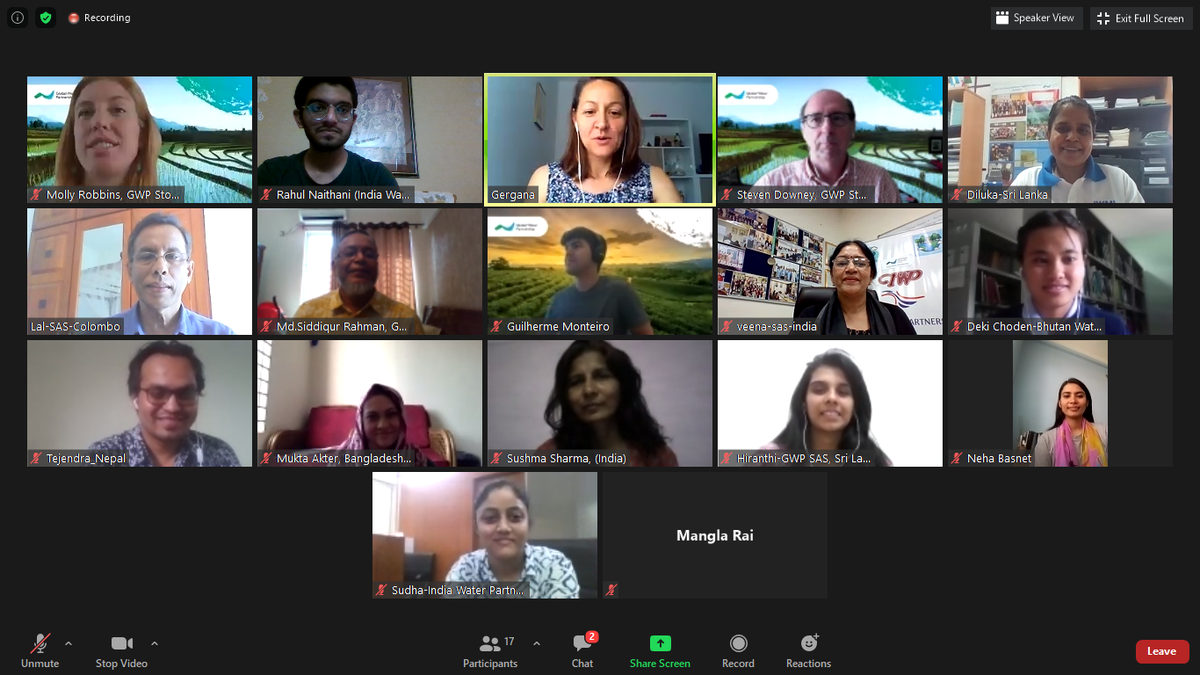 IWPindia01's tweet photo. The #CWPs in #SouthAsia region participated in a three-days online training session from 15 - 17 July, 2020 organized by #GWPO. The training aimed at acquainting the participants with virtual #zoommeeting and use variety of tools like #pollev #miro.
@GWPnews @GWPSAS2015 https://t.co/1h2IotmCYR