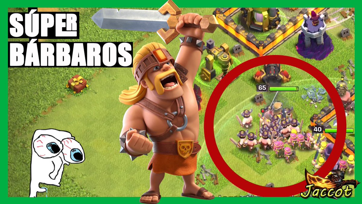 JaccotCoC's tweet photo. ¿Cómo Atacar con SUPER BÁRBAROS en Clash Of Clans? #1 
#ClashOfClans #ClashOn #superbarbaro 
🖥https://t.co/lsCGHXXmZx
@YouTubeEspanol @ClashofClansESC @ClashofClans https://t.co/8BlmgLDuWj
