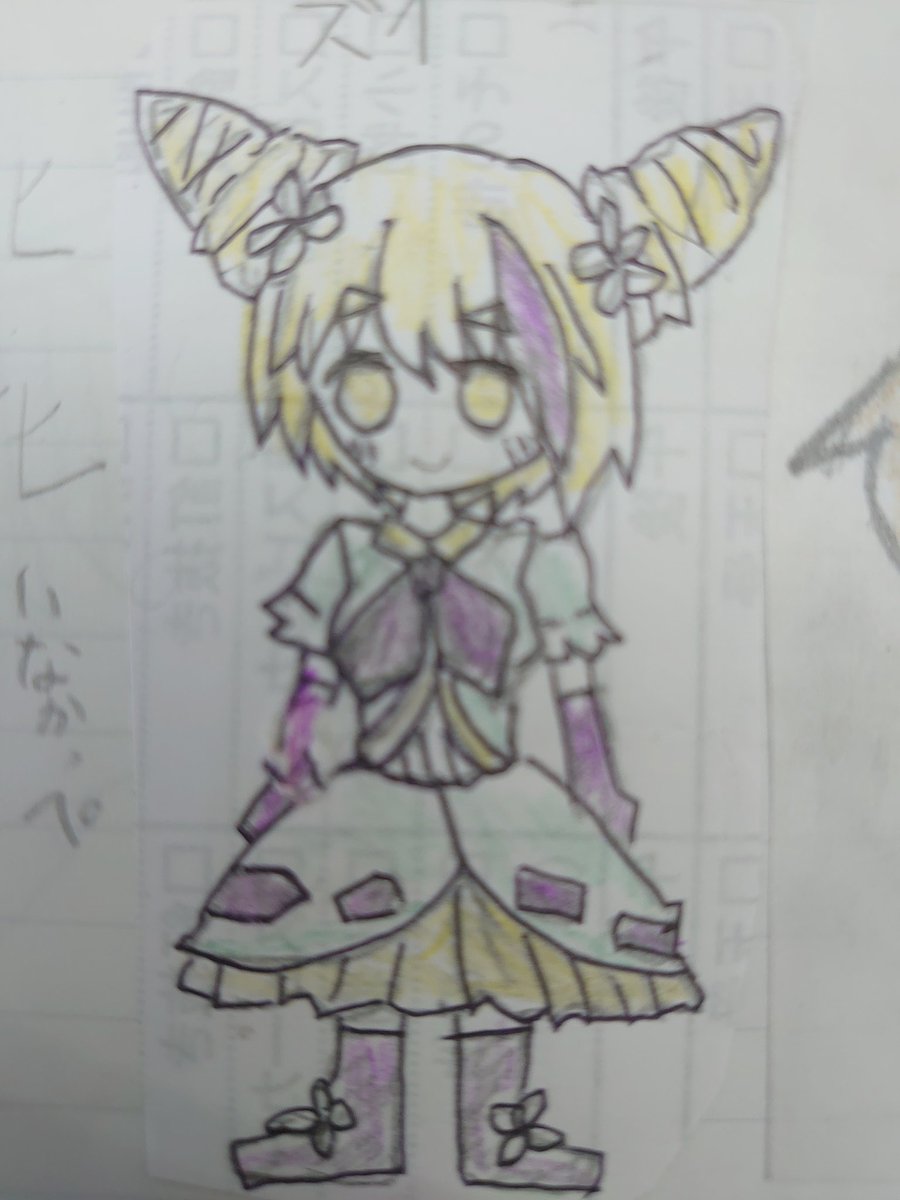 相互フォロワー、玲様が書いて下さったキャラ。1時間くらいで急いで書いたので雑なのはすみません。いなかっぺちゃん(本名ズイちゃん)です。初めて東京駅に降り立ったいなかっぺちゃん、あまりの人混みにビビってます。
1枚目オリジナル、2枚目が私の書いたもの。
#イラスト好きさんと繋がりたい