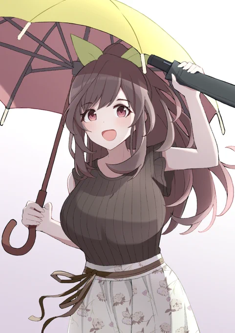 #シャニマス  #月岡恋鐘
じめじめした雨の日も恋鐘を見ると晴れやかな気持ちに?️ 
