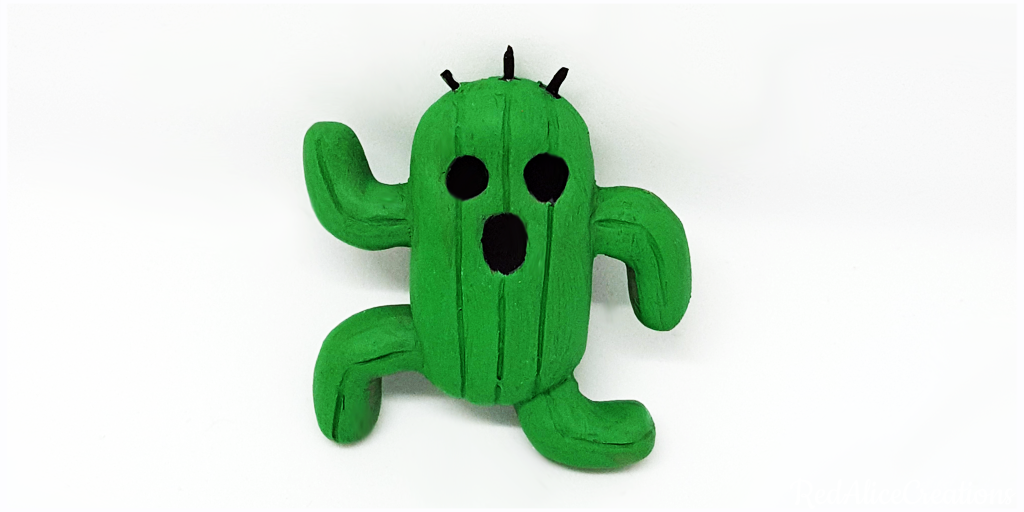 RedAliceCreas's tweet photo. Hey Pampa! J'ai un terrible souvenir de ce cactus croisé dans certains Final Fantasy, surtout lorsqu'il attaque avec 1000 aiguilles! Mais il a aussi un côté attachant avec sa bouille! Et vous, quel adversaire a marqué votre expérience in game?
#patepolymere #FinalFantasy #pampa https://t.co/H0p8KAjhJy