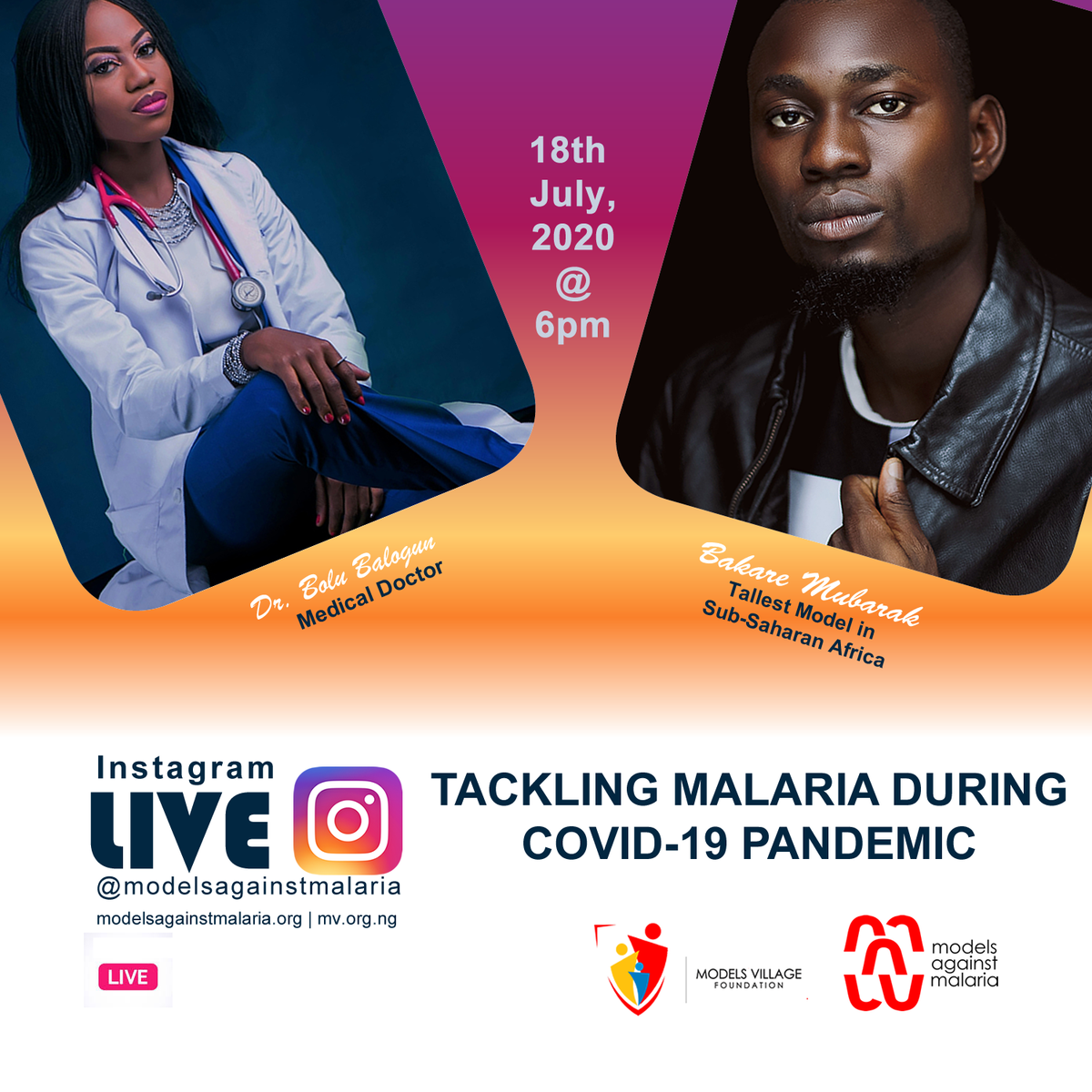 MVF_org's tweet photo. YOUR FEVER COULD BE MALARIA , DON'T PANIC!  join the conversation with @beeblu94  and @Bakare_Mubarakk  on  "Tackling Malaria During Covid-19 Pandemic"

#malaria #endmalaria #fridaymorning  @SFHGFMalariapr1 @MalariaNoMore @Swissmalaria @NMEPNigeria https://t.co/LWIcVMnCoR