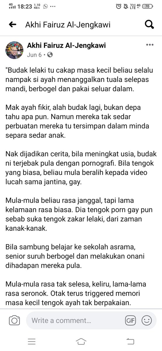 akhifairuz_'s tweet photo. Antara kisah yang pernah saya tulis di fb. https://t.co/rs2quCUAZ6