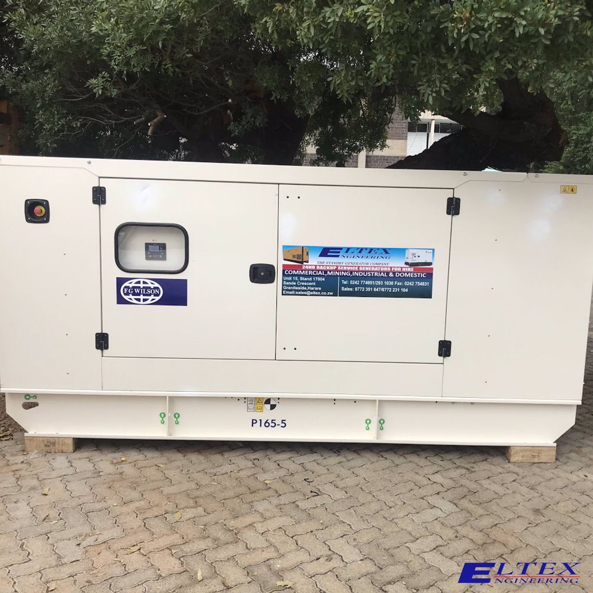 EltexEng's tweet photo. Eltex Engineering installed this 165 kVa FG Wilson generator to a local laboratory a few years ago. In this COVID-19 era, it is crucial that research and lifesaving labwork continues on uninterrupted.
.
.

#eltexengineering #gensets #dieselgenerators #fgwilson #proudlyzimbabwean https://t.co/Ygrxo2O711