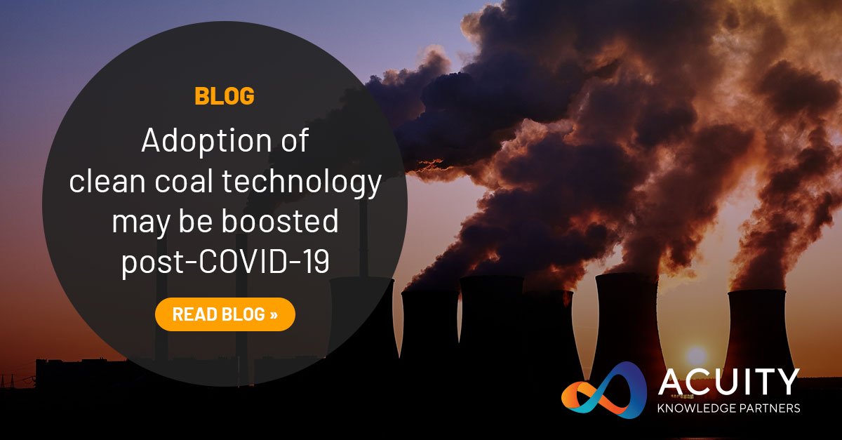 AcuityAnalytic's tweet photo. The Covid-19 pandemic could spur the growth of clean coal technology. Find out more here: https://t.co/kbCeFnnLp6.
.
.
.
#Coal #Cleancoaltechnology #CarbonCaptureandStorage(CCS) #CarbonCaptureStorageandUtilization(CCUS) #MarketPrice #COVID19 #Carbonization https://t.co/ecQVwGNXTc