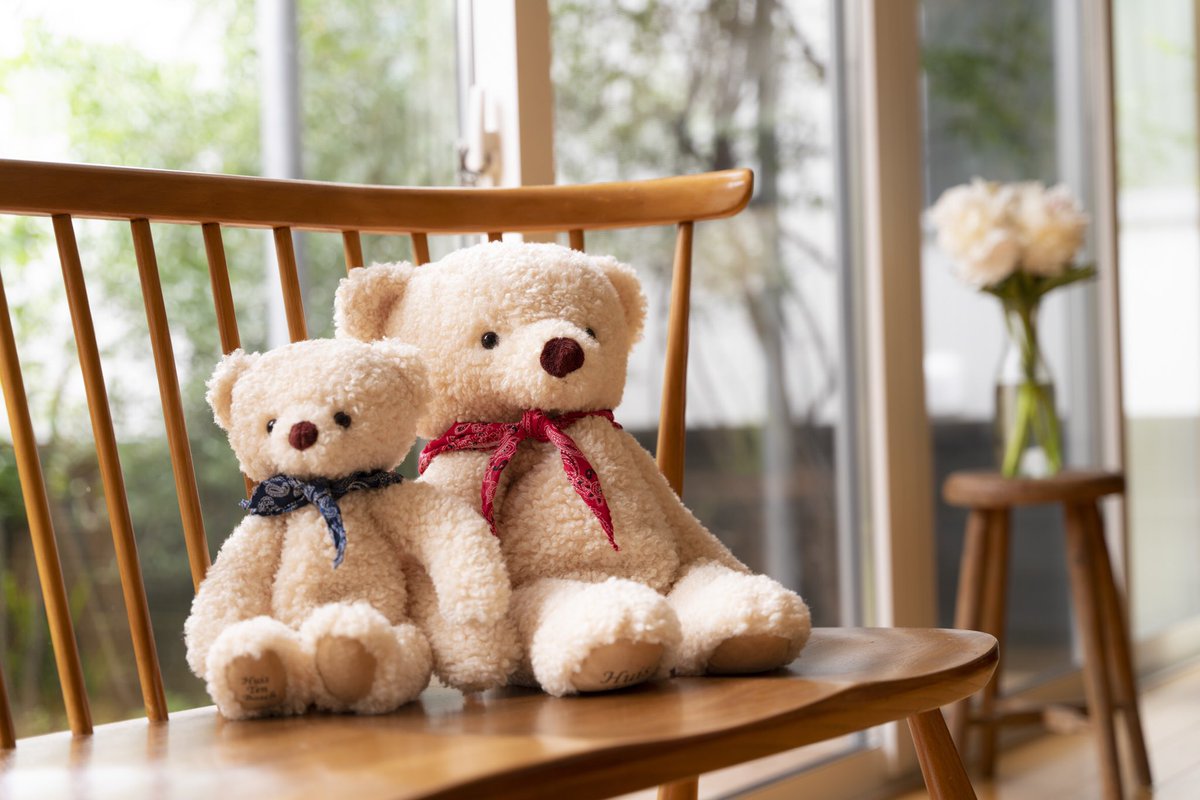 ゆるーいポーズがチャーミングのくったりベア🐻 小さいベアの手のひら