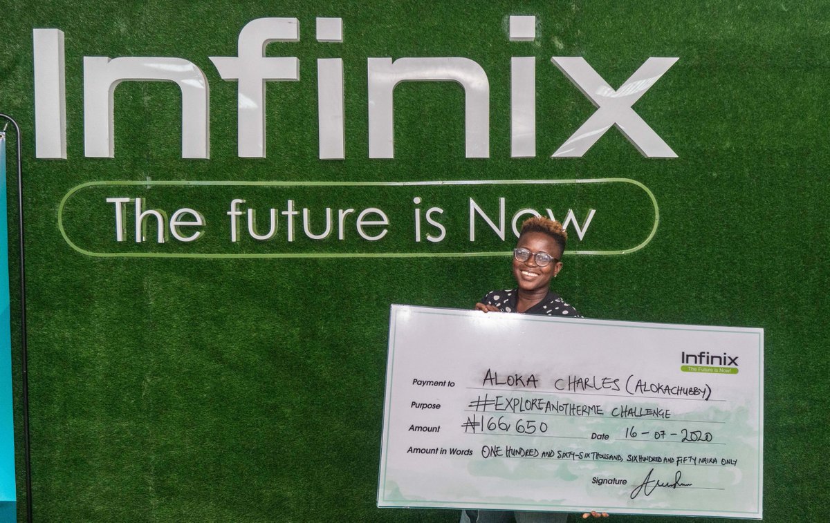 InfinixNigeria's tweet photo. Hi Xfans! We presented the winners of the #ExploreAnotherMe Challenge with their prizes yesterday. You can see from their faces how happy they were about winning.

You too can be a winner when you follow us and watch out for updates on more competition.
#InfinixWinners https://t.co/36l1tSXQzZ