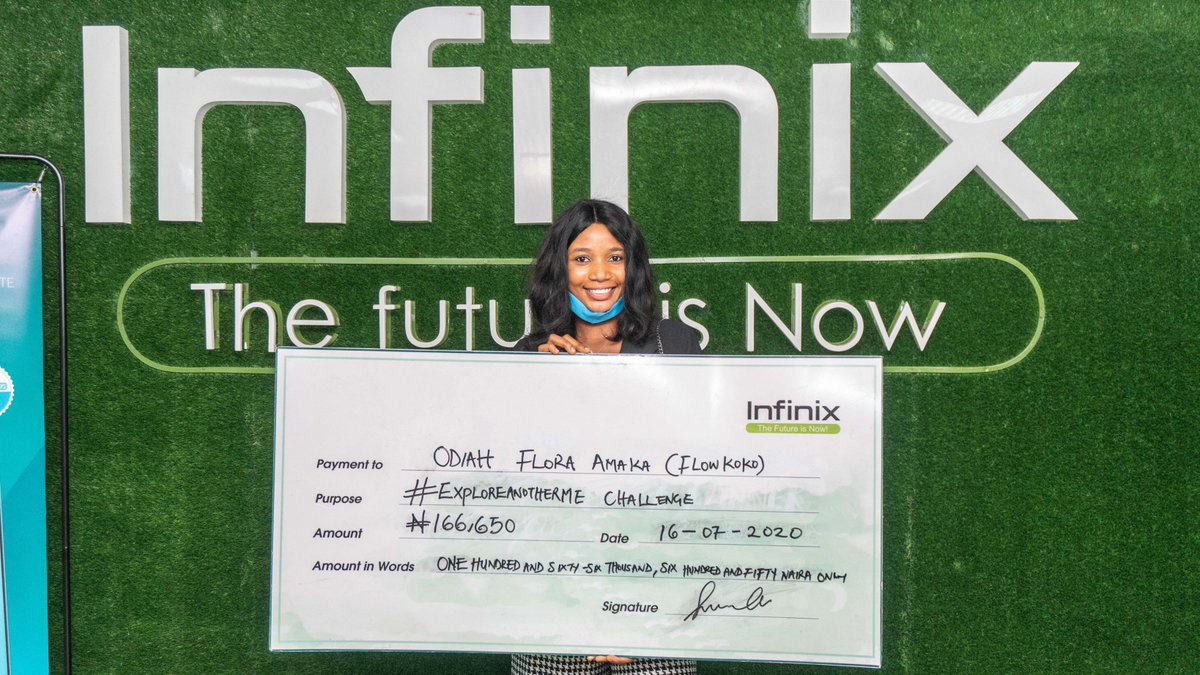 InfinixNigeria's tweet photo. Hi Xfans! We presented the winners of the #ExploreAnotherMe Challenge with their prizes yesterday. You can see from their faces how happy they were about winning.

You too can be a winner when you follow us and watch out for updates on more competition.
#InfinixWinners https://t.co/36l1tSXQzZ
