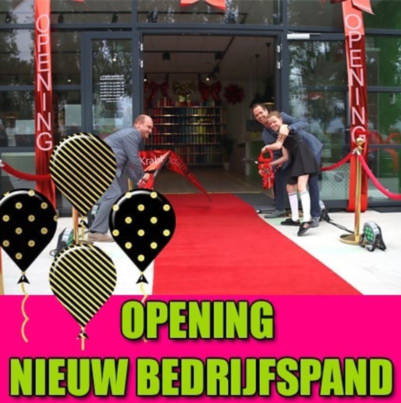 Kadoverpakking's tweet photo. Vanochtend hebben wij een momentje genomen om ons nieuwe pand officieel te openen. Als eerste pand waarvan de bouw compleet is hebben wij, samen met andere ondernemers op Kleine Vink én wethouder @schuurmanjw , een kleine opening gehouden. #zuidplas #nieuwerkerkaandenijssel https://t.co/u5BTnvTggc