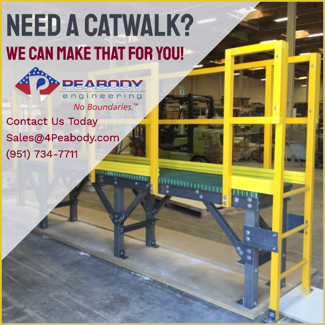 PeabodyTanks's tweet image. We can make any kind of an #FRP Structural Shape you might need - like this Catwalk we made for a customer. Contact us &amp;amp; we can help with your next project (951)734-7711.
#FRPstructures #FRPGrating #Fiberglass #Walkways #IndustrialUse #Manufacturing #MadeInUSA #PeabodyEngineering