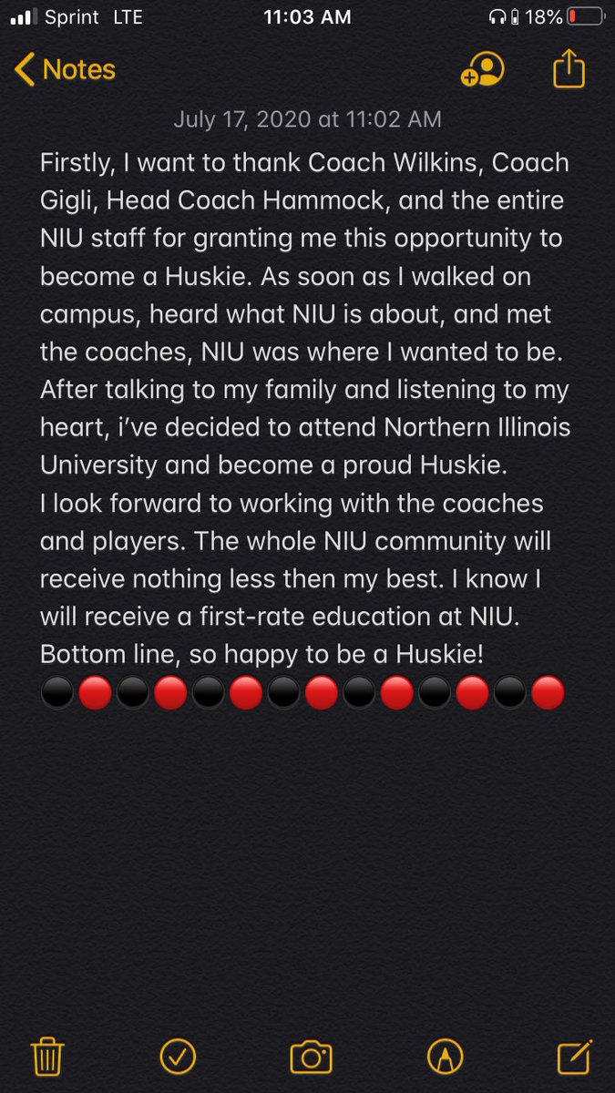 OngtengcoJ's tweet photo. 100% Commited to Norther Illinois University. Go Huskies🐺🔴⚫️ @CoachAWilkins @CoachGigli @NIUCoachHammock @Fenton_Supt @BoylanCatholic https://t.co/8gFfplk1KR