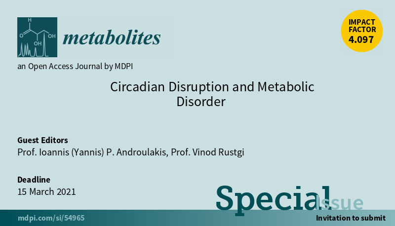 ypandro's tweet photo. Excited to present this call for papers for a special issue I am editing along with my colleague Dr. V. Rustgi, MD.
https://t.co/75QiSB5oEN
#circadianrhythms #metabolicsyndrome https://t.co/khfZ4tozAi