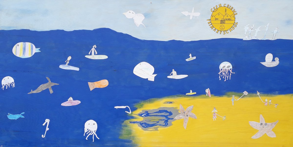SeaQuestWales's tweet photo. More wonderful artwork from pupils at @BracklaPrimary @CCYD_school @cefncribwrps @BryntegSchool @HQPorthcawl @ExpPorthcawl https://t.co/CYMxmNzI6x