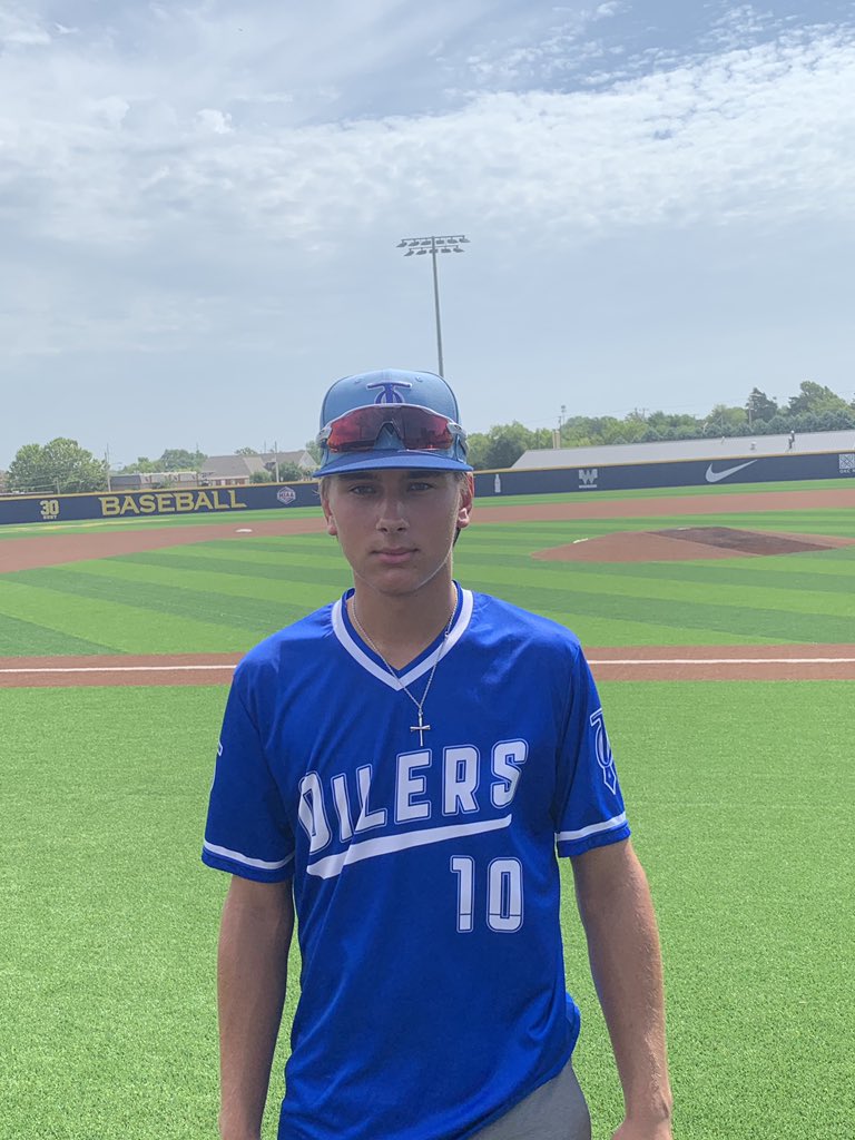 <a href="/FiveToolOK/">Five Tool Oklahoma</a> F: <a href="/TEXAS_OILERS/">TexasOilersBaseball</a> 16U Nowell 20, Diamond Prospects Freeman 2
PoG: <a href="/Tcscott_10/">Trevor Scott</a> 2-3, 3B, 4RBI, 3R
5IP, 6K, 2ER
Notable: Matthew Hattaway 2-5, 3B, 3RBI, R