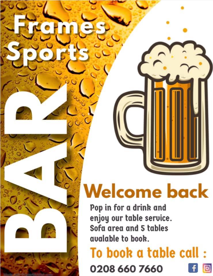 Weekend is here ! Join us for a drink in our fully air conditioned club ! Call 02086607660 to book a table !

Enjoy your weekend guys !

#framessportsbarcoulsdon #framessportsbar #snooker #snookerclub #southlondon #drinks #bar #weekendvibes