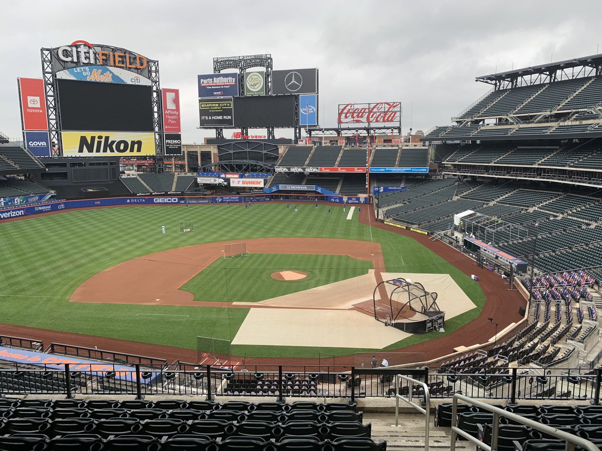DHenryTV's tweet photo. Today’s office 😊 ⚾️
New ‘Field Conditions’ story coming up later on @accuweather #mlb #mets #fieldconditions #sports #weather #sportsmedia https://t.co/JznuZKww3R