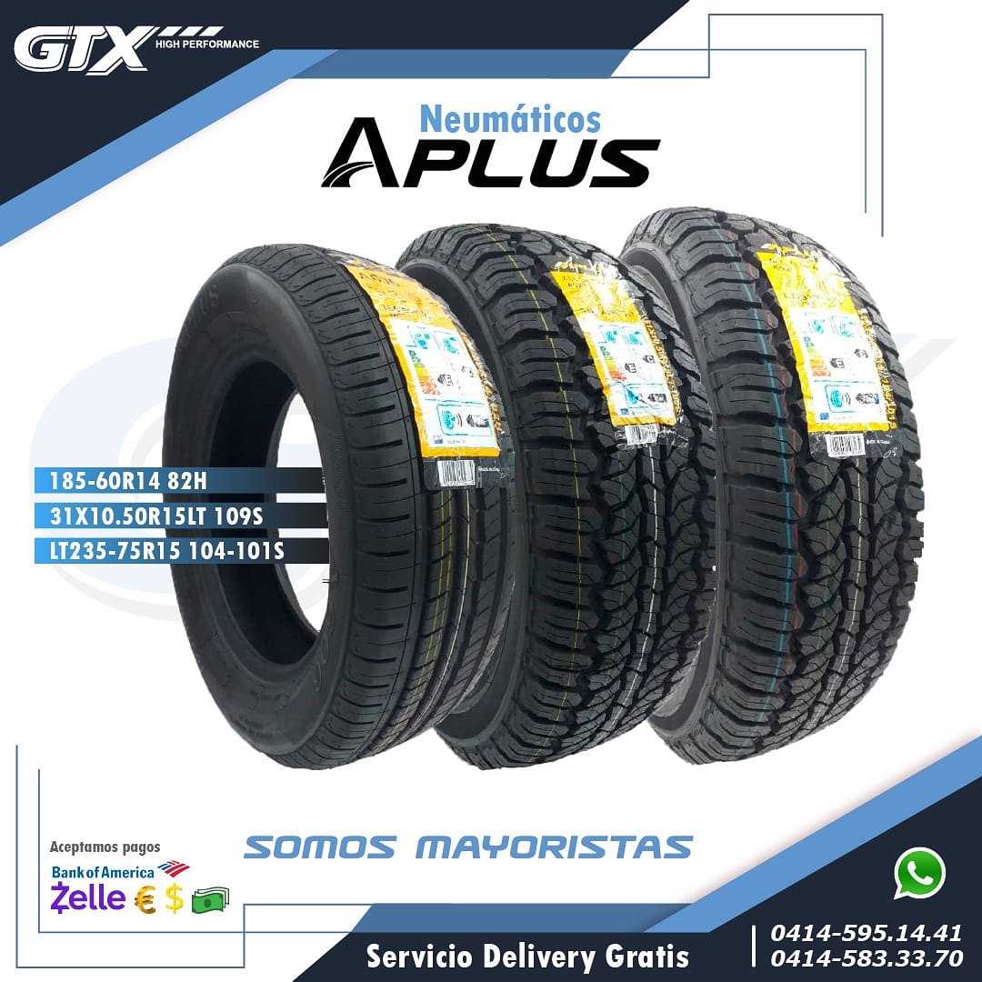 GTX_HP's tweet photo. ➡️Tenemos las mejores Ofertas en cauchos.

En GTX te ofrecemos una gran variedad de #Cauchos de la marca Aplus ⬇️

175/70/R13
175/65/R14  -  185/60/R14  -  185/65/R14  -  195/70/R14
195/60/R15  -  195/65/R15
205/60/R16
245/65/R17  -  265/70/R17 https://t.co/TZRtgobDvI