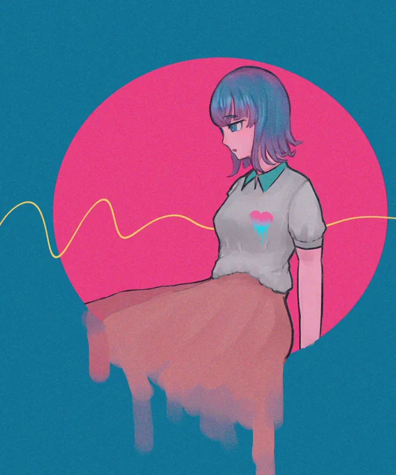 再投稿多くて申し訳ないです  #女の子のイラストだけで興味を持ってくれる方へ届け