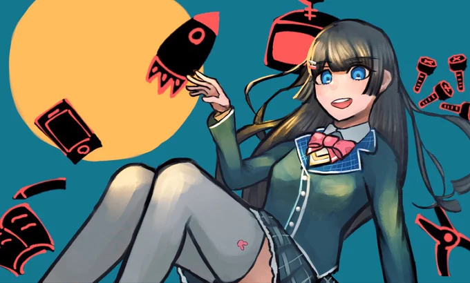 再投稿多くて申し訳ないです  #女の子のイラストだけで興味を持ってくれる方へ届け