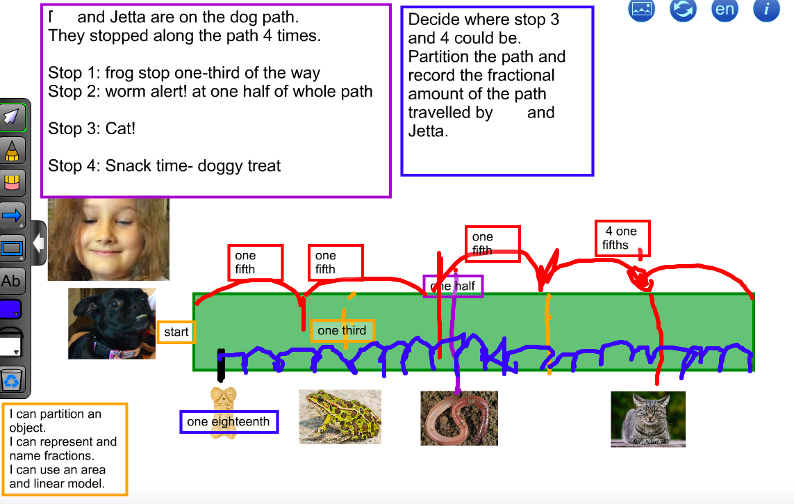 cobrasLS's tweet photo. Our camper and her dog Jetta took us on a provocation walk today to explore and discover our own fractions
#GECDSBSLP2020 @ClaraHowitt @LisaKellyVP @lehmaniler @MCBSharks @gecdsbpro https://t.co/0rMzof4oXi