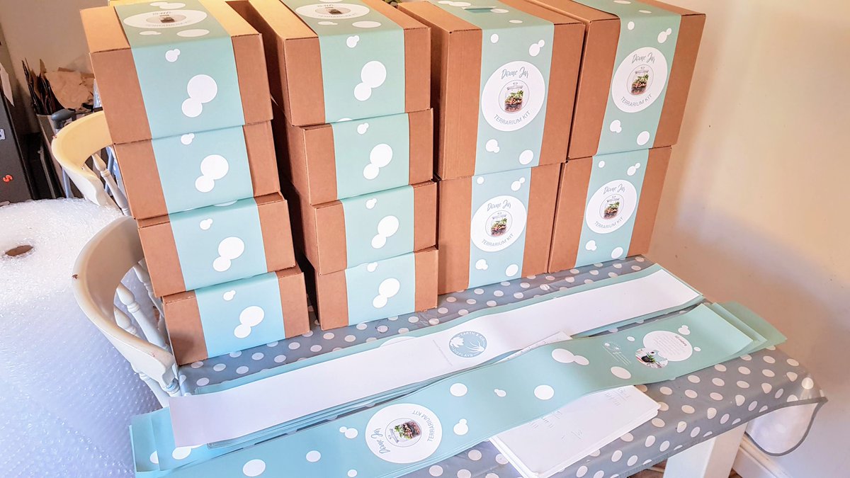 #Lockdown put a hiatus on my #terrarium kits' production, but the show is almost back on the road. My full range should be back in stock next week! #houseplants #crafts bit.ly/3fCSHdn