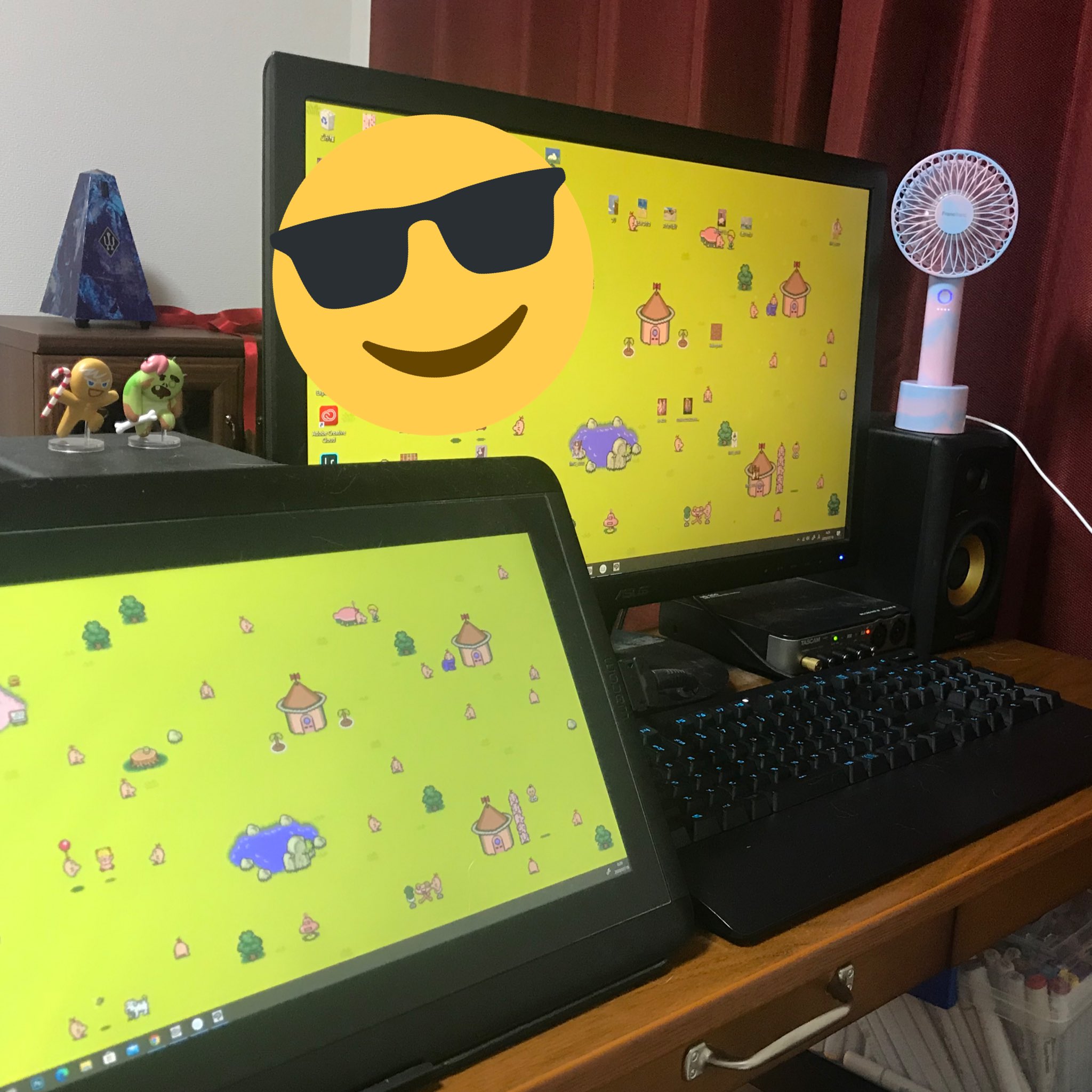 とろたくユッケ丸 壁紙をどせいさんにしたんだけど二画面にどせいさんが溢れてて癒される とろたくユッケ丸 壁紙をどせいさんにしたんだけど二画面にどせいさんが溢れてて癒される