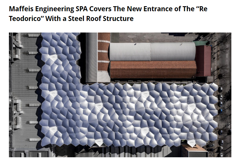 maffeisengineer's tweet image. The ETFE forest is in Parametric Architecture, Read more about the design process in the link below:
#MaffeisEngineering #Maffeis #PichlerPro #Pichler #struttureinacciaio #MarblePlaza #VeronaFiere #SteelStructure #ETFE #StructuralEngineering

parametric-architecture.com/new-entrance-r…