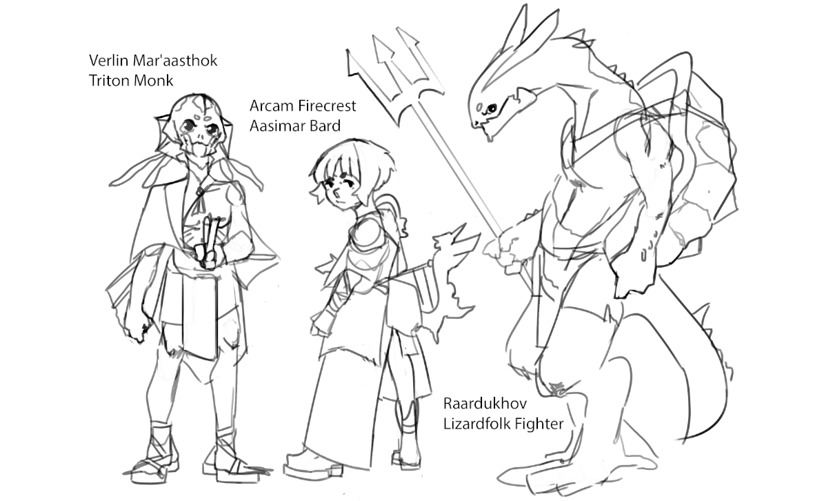 Coffee break doodle
My dnd characters 