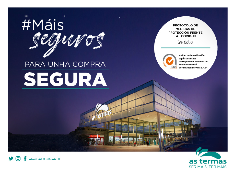 CCAsTermas's tweet photo. Tu seguridad es nuestra prioridad. Por eso, hemos aplicado los más estrictos protocolos de seguridad y protección, que han sido verificados por la empresa @SGS_Spain. Esto nos acredita como un lugar seguro para tus compras. ✅
#ccastermas #máisseguros https://t.co/eEHlu2MR3W