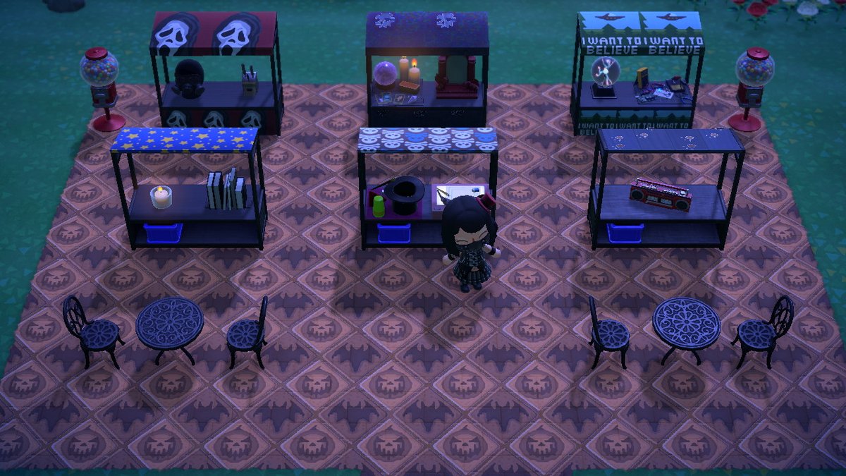 CatFreya1's tweet photo. Slowly working on a market #AnimalCrossing #ACNH https://t.co/KNtb9aUOEI