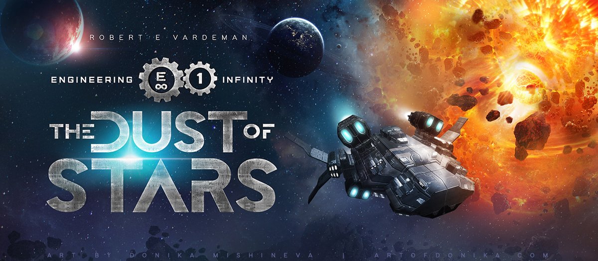 DMishineva's tweet photo. HD #Wallpaper "The Dust Of Stars" 🤓🌟🪐
A journey into outer space, countless stars, and unexpected twists and turns await you in the new sci-fi book by Robert E Vardeman "The Dust Of Stars", book one in the space series Engineering Infinity. #NewBooks 

https://t.co/XXk47Iu3Zq https://t.co/bv08aU0Wa6