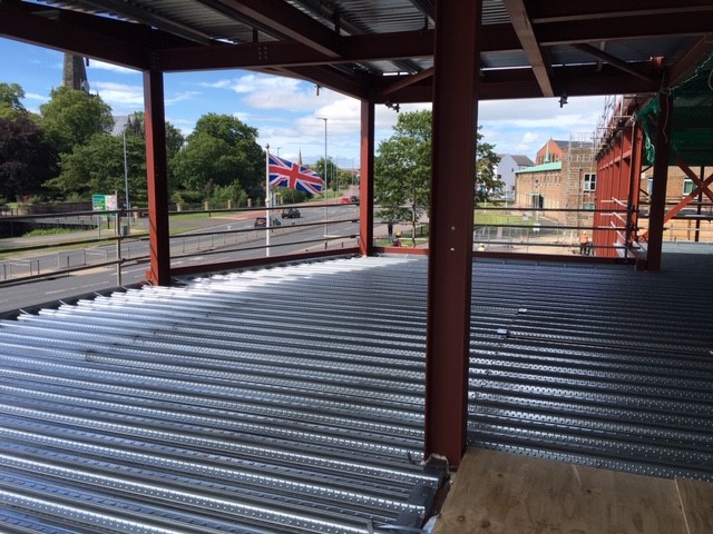 CDDFRS's tweet photo. Update on the build of our new fire station in #Darlington! We're still hoping that our crews will in before Christmas and the site cleared and complete by Feb 2021. Thank you to our builders at Tolent and our crews for all their hard work! #Teamwork #FlyingUp #ExcitingTimes https://t.co/XjvyuyzGOf