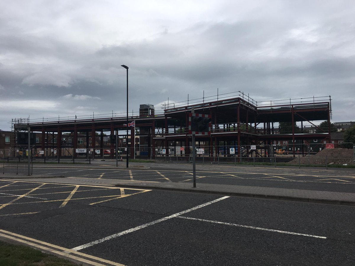 CDDFRS's tweet photo. Update on the build of our new fire station in #Darlington! We're still hoping that our crews will in before Christmas and the site cleared and complete by Feb 2021. Thank you to our builders at Tolent and our crews for all their hard work! #Teamwork #FlyingUp #ExcitingTimes https://t.co/XjvyuyzGOf