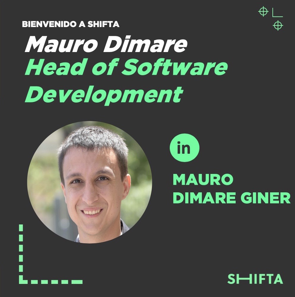 weareshiftersok's tweet photo. Arrancamos Julio con otra gran noticia; Mauro Dimare, se suma a Shifta, como Head of Software Development, para seguir co-construyendo nuestra mejor versión!

#Pasión #Curiosidad #TrabajoEnEquipo #Humildad #Creatividad #Empatía #Flexibilidad #Protagonismo #Coraje https://t.co/EyrUFBMC23