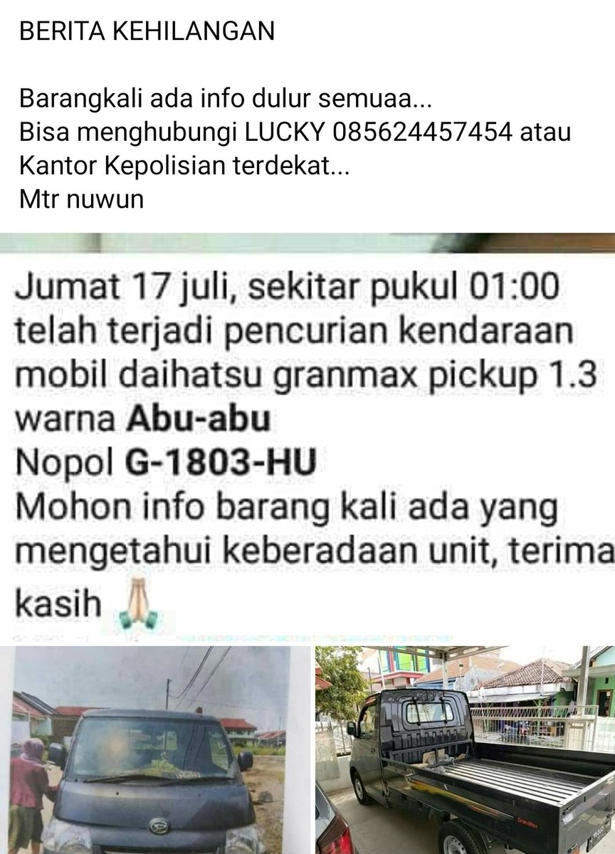hendrawyudi's tweet photo. Mgkn ada yg liat, bisa hubungi pemiliknya atau kepolisian terdekat. Kejadian di Brebes @satlantasbrebes @poldajateng_ @dtlpoldajateng
Pny temennya temen >> https://t.co/nkr5jCvuX4
#ranmor https://t.co/cFYbAC0Eiv