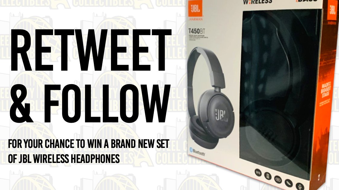 Steel City Collectibles (@scctradingcards) on Twitter photo What's better than one #FreebieFriday #Giveaway? How about TWO!
RETWEET and FOLLOW (<a href="/SCCTradingCards/">Steel City Collectibles | NSCC #345</a>) for your chance to win a pair of @jblaudio wireless headphones!
Must be following to win!
#TheHobby #Collect #Topps #UpperDeck #Sports #WhoDoYouCollect #Giveaway #FridayVibes What's better than one #FreebieFriday #Giveaway? How about TWO!
RETWEET and FOLLOW (<a href="/SCCTradingCards/">Steel City Collectibles | NSCC #345</a>) for your chance to win a pair of @jblaudio wireless headphones!
Must be following to win!
#TheHobby #Collect #Topps #UpperDeck #Sports #WhoDoYouCollect #Giveaway #FridayVibes