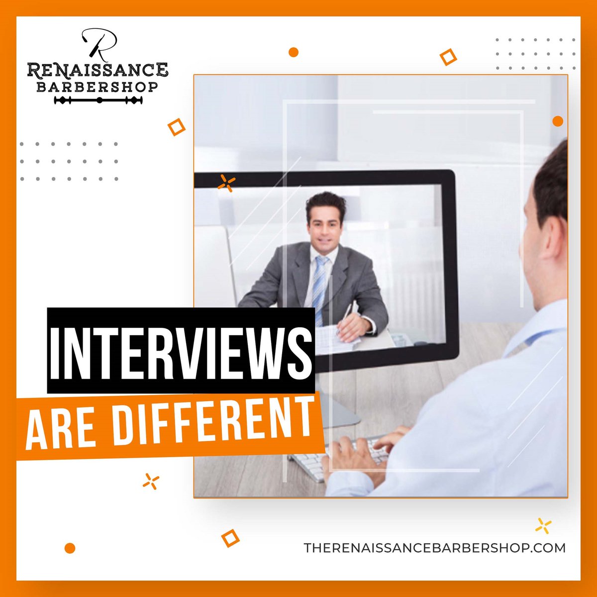 RenBarberShop's tweet photo. Even though the interview isn't in person, that doesn't t mean you don't have to look your best. Book your haircut appointment online today.  
https://t.co/fAzyUh18NW

 #masters #gradschool #grad #phd #doctorate #phdstudent #mastersdegree #gradstudents #doctoralstudent https://t.co/Pph3GswJhR