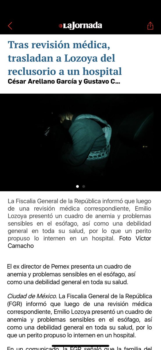 julioastillero's tweet photo. Resulta socialmente irritante e institucionalmente grosera la selectiva rapidez q lleva a @EmilioLozoyaAus de horas en la cárcel a un cómodo cuarto de hospital. ¿Cuántos miles de mexicanos sobrellevan  procesos o sentencias con anemia y males graves, sin recibir esta “atención “? https://t.co/QOVcYZbHzE