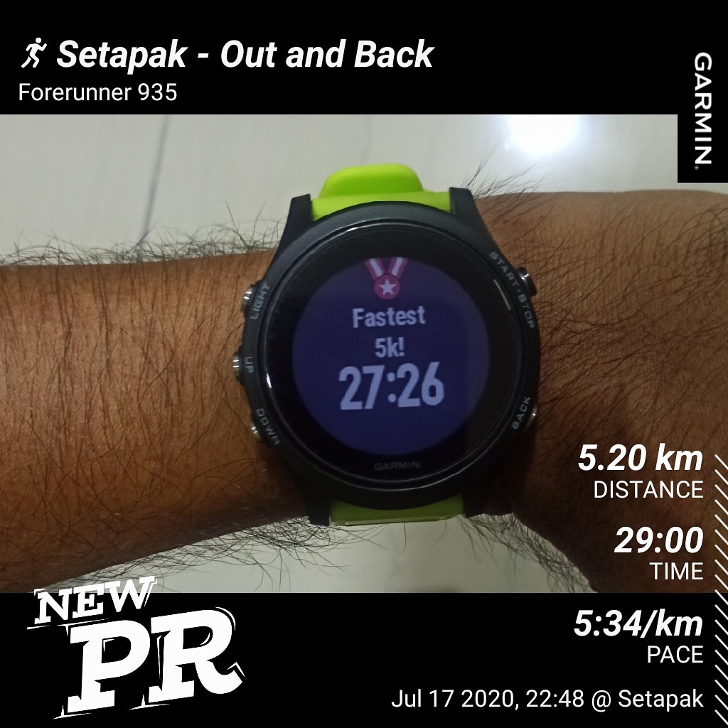 aizatmokhtar's tweet photo. New Personal Record achieved! Previously was 28:07 back in August 2018.

#OPrunners
#roadtosub25
#PBchaser
#runningislife 
#healthylifestyle
#adrenalinejunkie 
#garminmalaysia 
#beatyesterday 
#forerunner935
#asicskayanogel24
#allweatherrunner https://t.co/pBN1F5ADhD