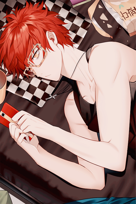 Had to include him, after all-- WE ALL DO LOVE 707, DEFENDER OF JUSTICE !!! Such a soft, smol but strong boiiii <333 "707" from "Mystic Messenger"